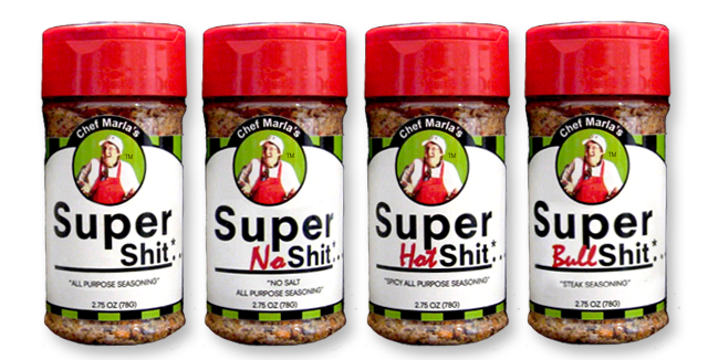 Chef Marla's Super Shit-arein 5 Pack - Perfect corporate gift